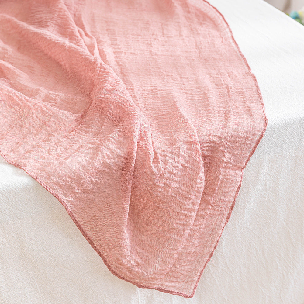 Solid Color Table Runner for Weddings and Parties