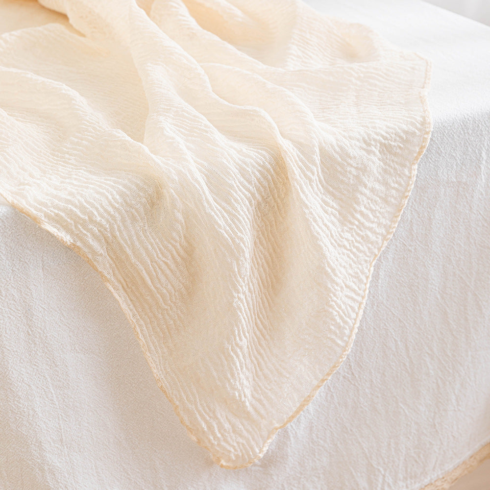 Solid Color Table Runner for Weddings and Parties