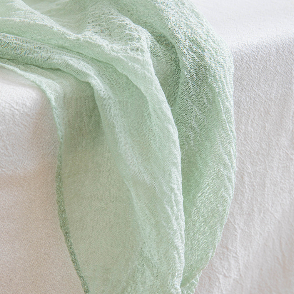 Solid Color Table Runner for Weddings and Parties