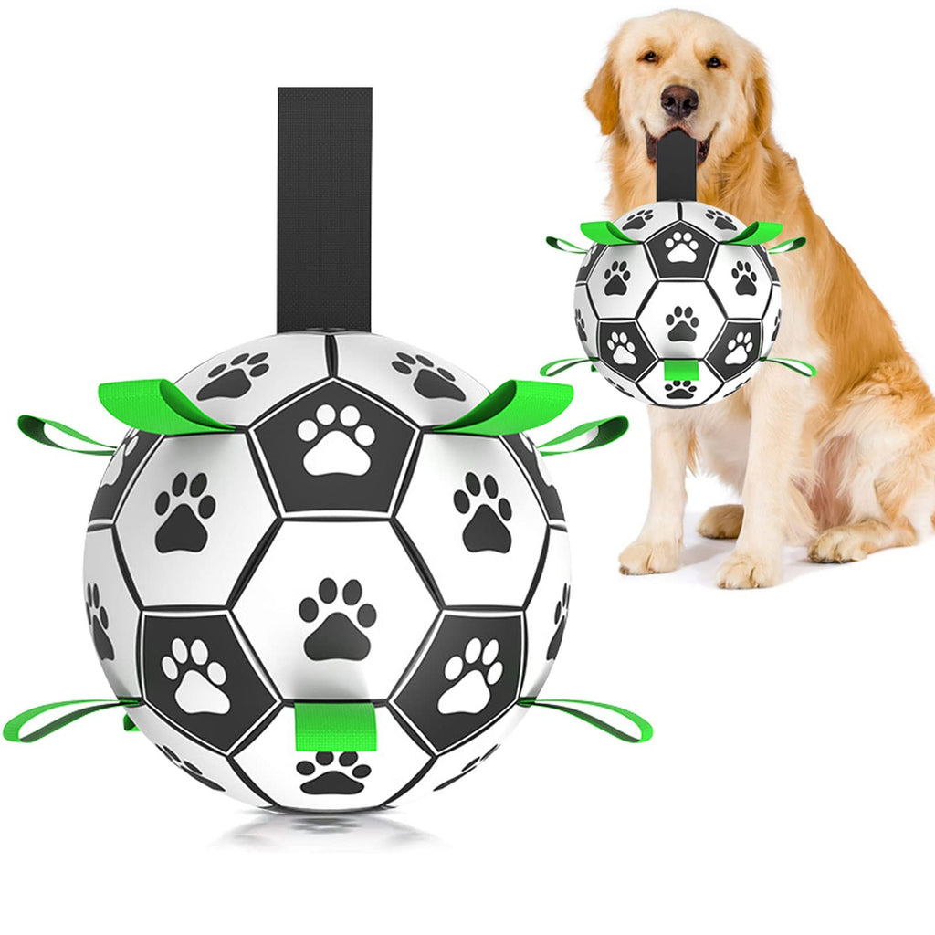 Pup Kicker Soccer Ball with Tug Straps