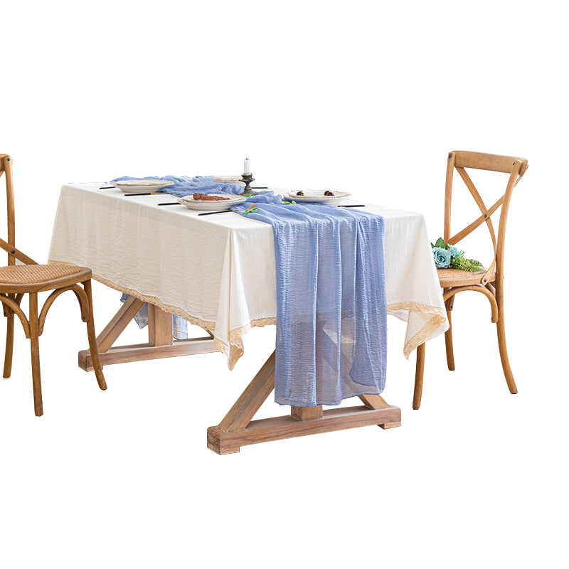 Solid Color Table Runner for Weddings and Parties